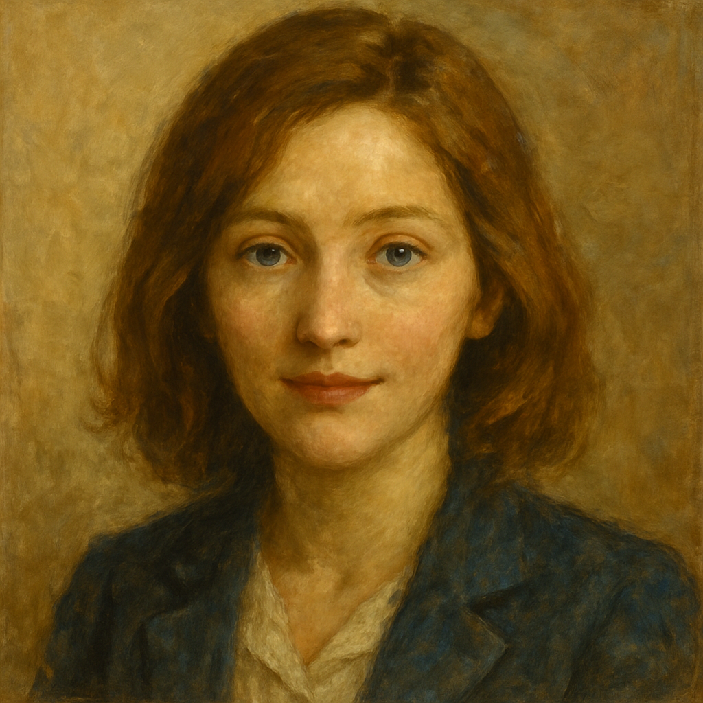Oil painting portrait created with ArtfyAI